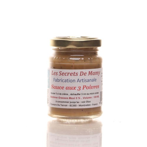 SAUCE AUX 3 POIVRES 100 ml